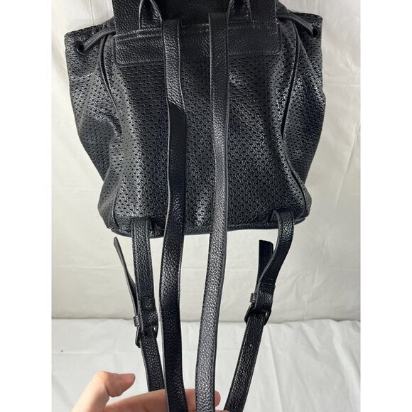 STEVE MADDEN Black Backpack Perforated - Picture 9 of 15